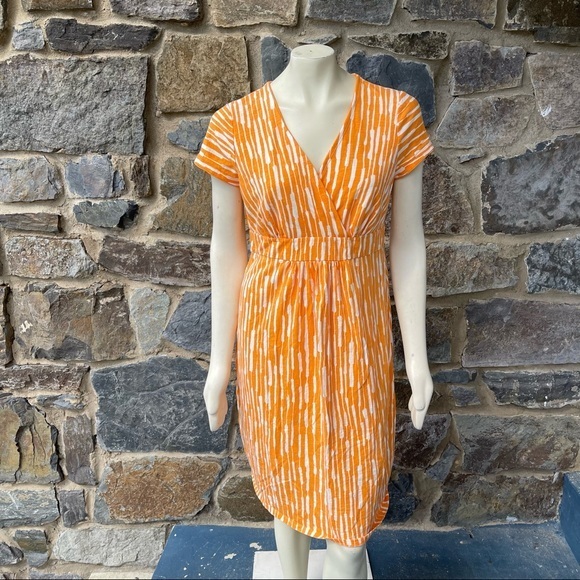 Boden Jersey Dress in Jaffa Painterly Stripe size 12R - Picture 1 of 7